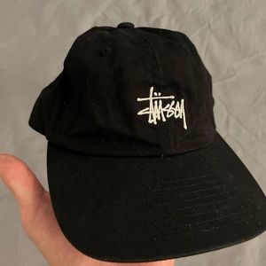 Stussy Black baseball style hat